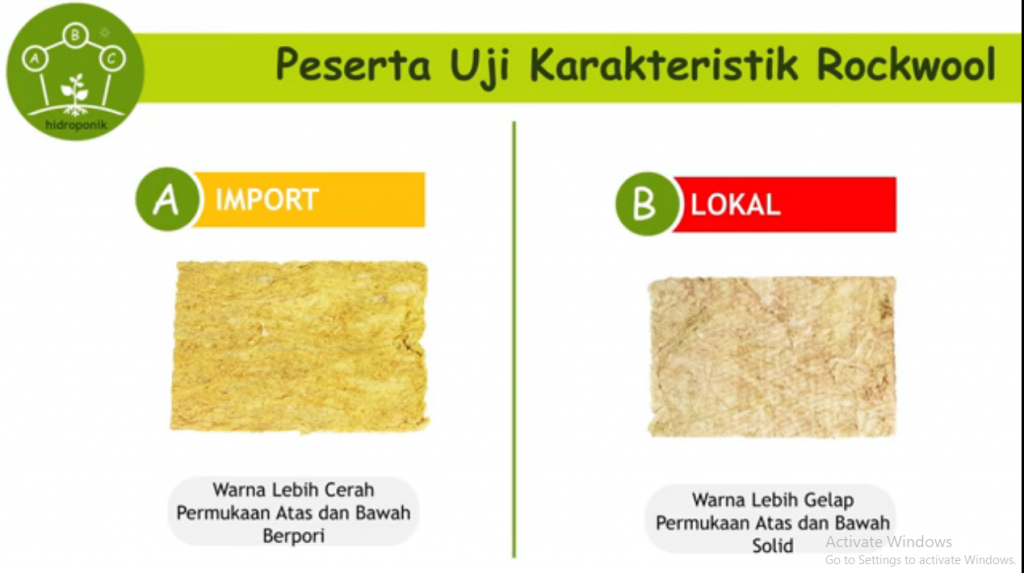 Media Tanam Hidroponik Rockwool